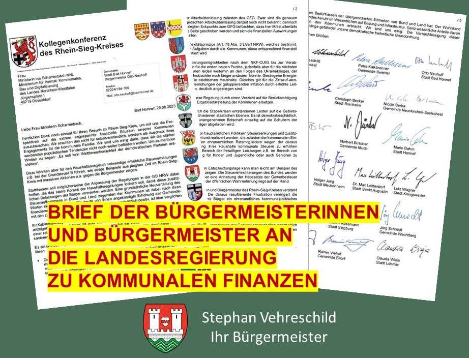 Brief Der Bürgermeisterinnen Und Bürgermeister An Die Landesregierung ...